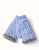 EVERAU® Fingerless Ultra Plush Knit Gloves