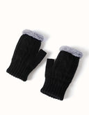 EVERAU® Fingerless Ultra Plush Knit Gloves